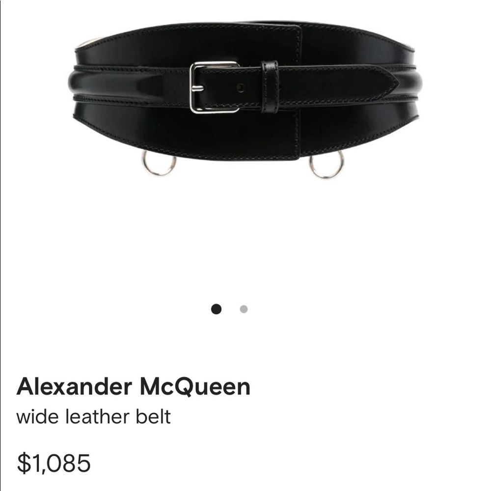 Sold Alexander McQueen belt, unfortunately too big on me now. - Picture 1 of 5